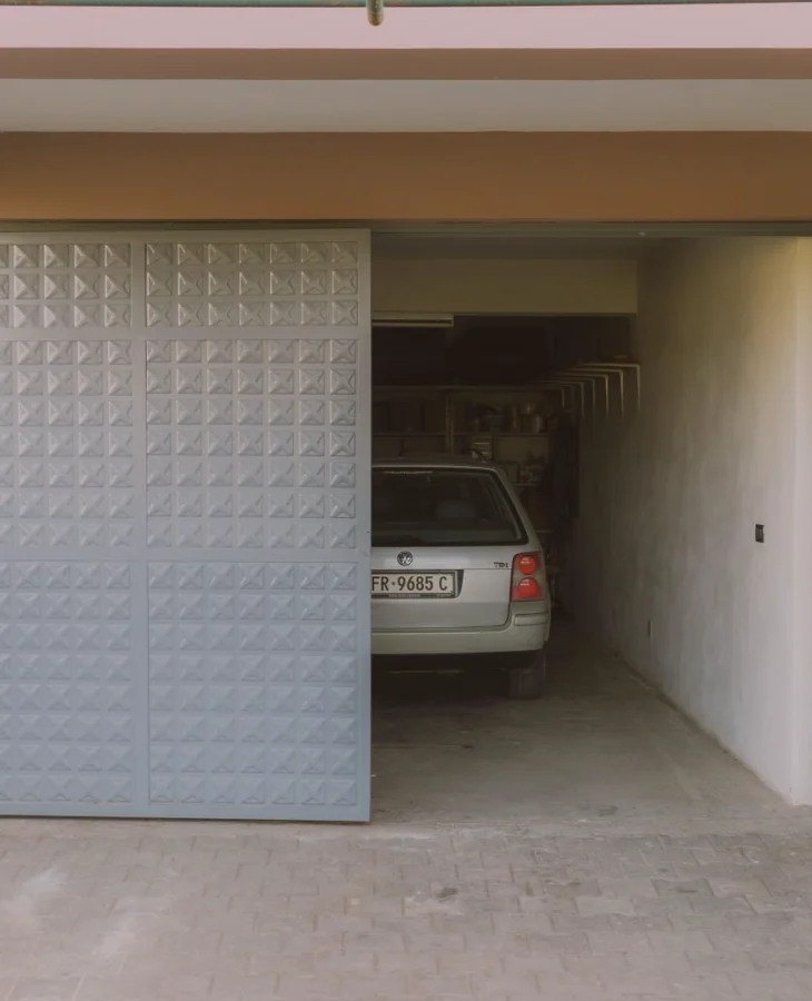 Garagem reorganizada
